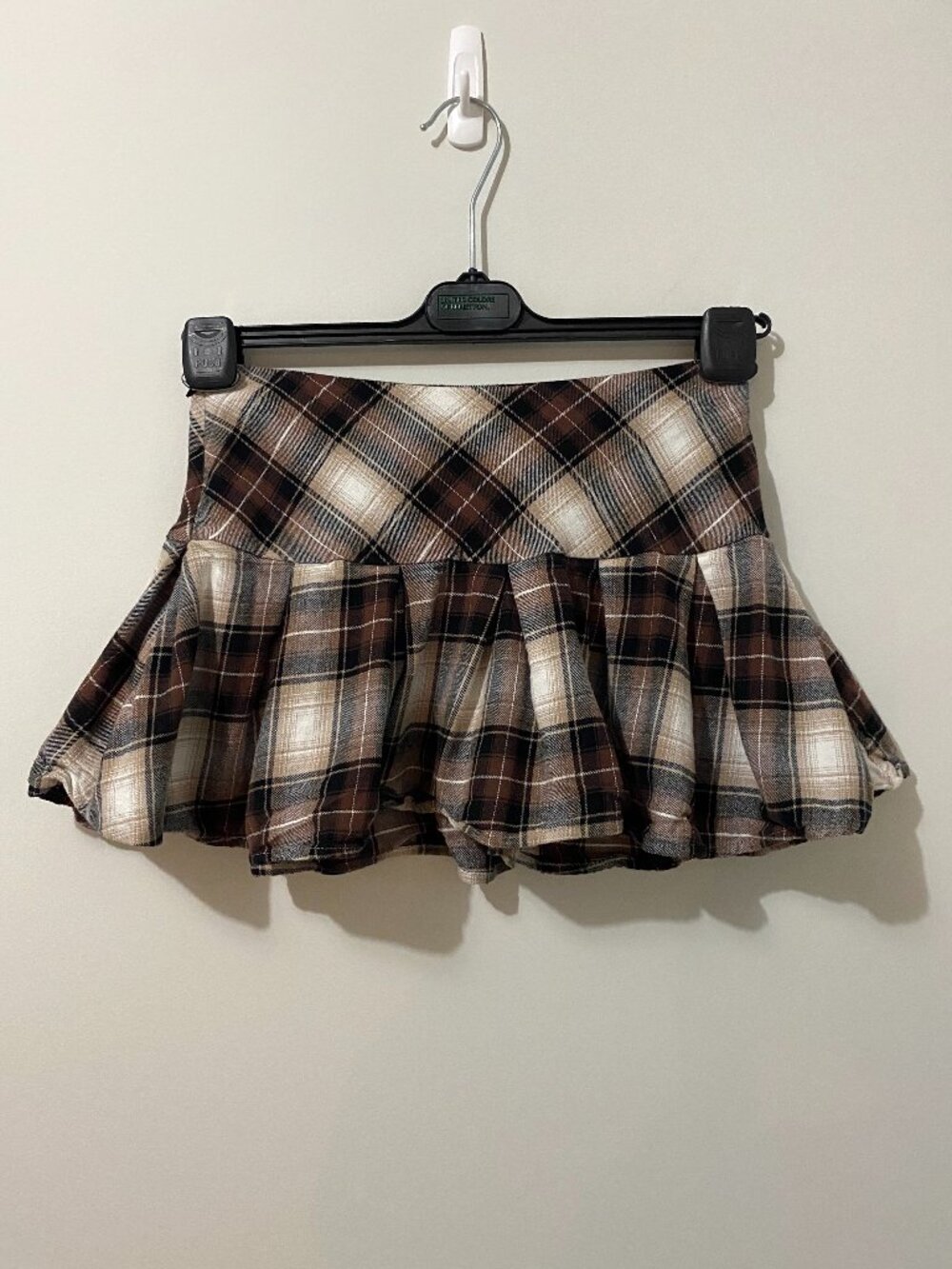 Y2K Style Micro Mini Skirt Plaid Preppy Fall Academia 90s Coquette Tartan Grunge
